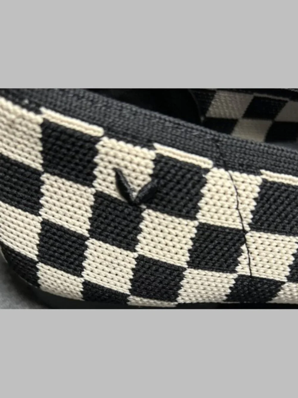 VIVAIA Margot 2.0 Women's Ballet Flats 8.5 EU 39.5 Black Cream Checkerboard Knit
